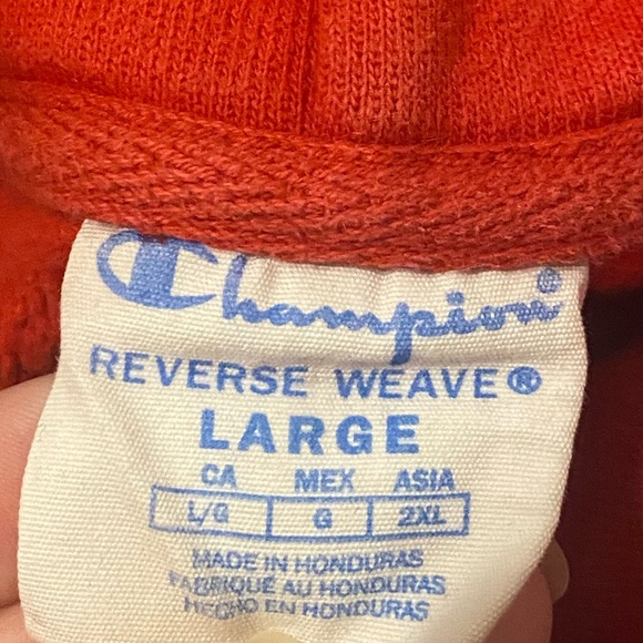 Red Champion hoodie for sale. Still in great condition and has hardly been used. - Picture 4 of 4